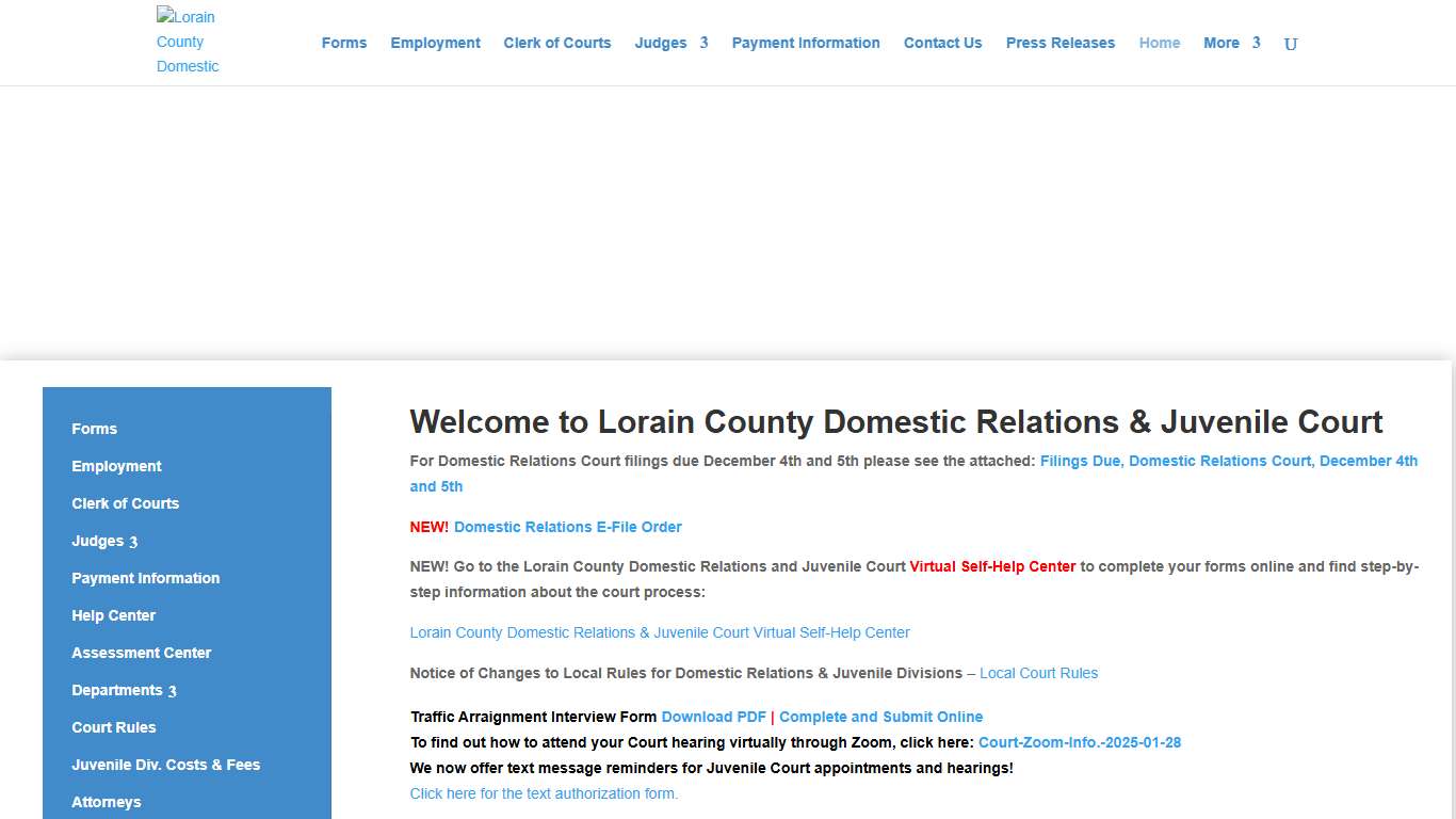 Lorain County Domestic Relations Court - Lorain County Domestic Relations Court